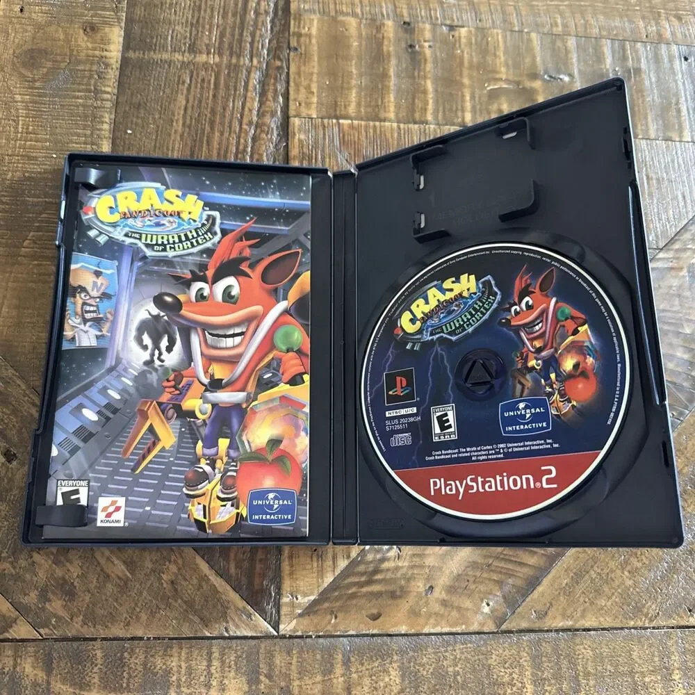 Crash Bandicoot Wrath of Cortex PS2 Greatest Hits Complete CIB Tested
